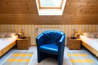 Ein Bett oder Betten in einem Zimmer der Unterkunft FeWo/GZ Hannelore Müller