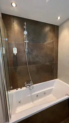 Ein Badezimmer in der Unterkunft Hotel Stadtkrug