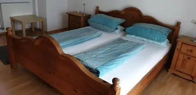 Ein Bett oder Betten in einem Zimmer der Unterkunft 