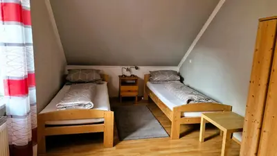 Ein Bett oder Betten in einem Zimmer der Unterkunft 