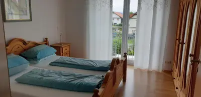 Ein Bett oder Betten in einem Zimmer der Unterkunft 