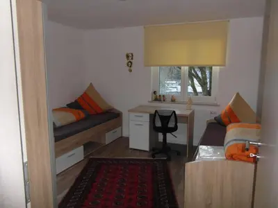 Küche/Küchenzeile in der Unterkunft Ferienwohnung Kreischer