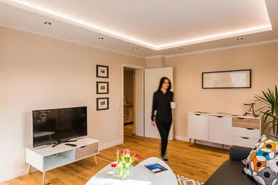 TV/Unterhaltungsangebot in der Unterkunft Ferienwohnung Holl