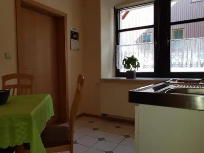 Küche/Küchenzeile in der Unterkunft Ferienwohnungen Fam. Lippert