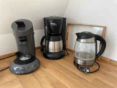 Kaffee-/Teezubehör in der Unterkunft Ferienhaus am See im Fichtelgebirge