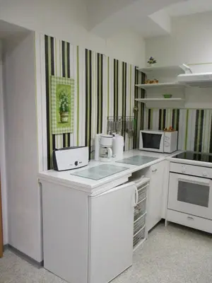 Küche/Küchenzeile in der Unterkunft Ferienwohnung Alte Apotheke