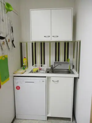 Küche/Küchenzeile in der Unterkunft Ferienwohnung Alte Apotheke