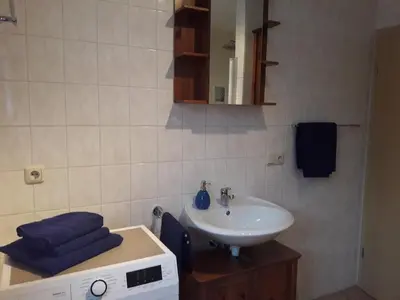 Ein Badezimmer in der Unterkunft Ferienwohnung Rockmann