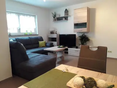 TV/Unterhaltungsangebot in der Unterkunft Ferienwohnung Rockmann