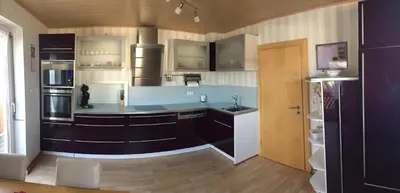 Küche/Küchenzeile in der Unterkunft Haus Bergzauber