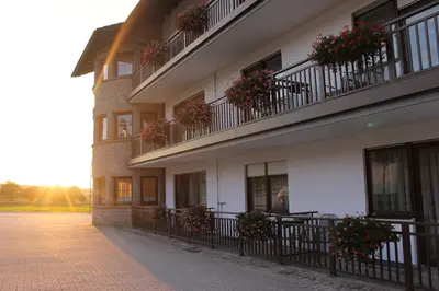 Das Gebäude in dem sich das Hotel befindet