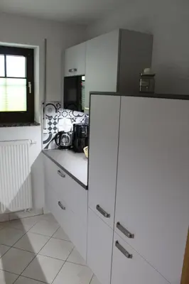 Küche/Küchenzeile in der Unterkunft Ferienwohnung Korn mit Tiefgarage und Skiraum