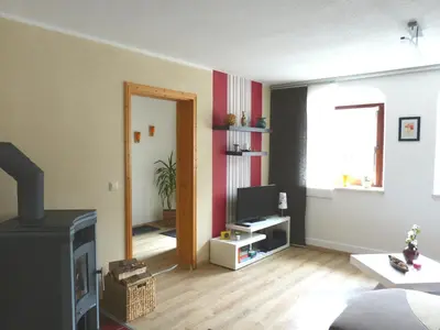 TV/Unterhaltungsangebot in der Unterkunft Ferienwohnung Paul Schwarzenberg