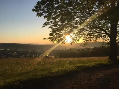 Naturlandschaft in der Nähe des Ferienhauses