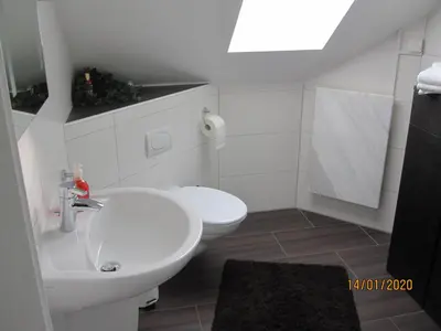 Ein Badezimmer in der Unterkunft Ferien- bzw. Zeitwohnen Burglengenfeld