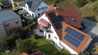 Das Gebäude in dem sich die Ferienwohnung befindet