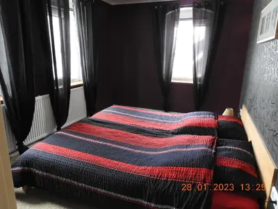 Ein Bett oder Betten in einem Zimmer der Unterkunft Landidyll