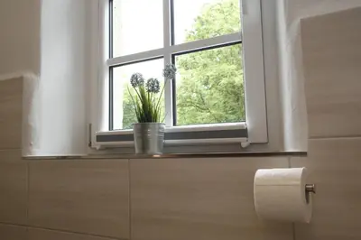 Ein Badezimmer in der Unterkunft Altes -Haus