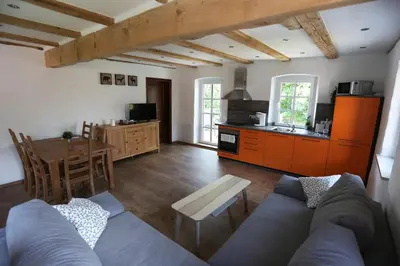 Küche/Küchenzeile in der Unterkunft Altes -Haus