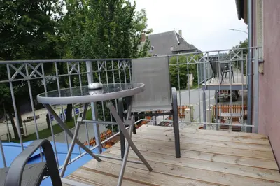 Ein Balkon oder eine Terrasse in der Unterkunft Altes -Haus