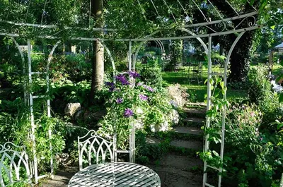 Ein Garten an der Unterkunft Landhausgarten Bunzmann