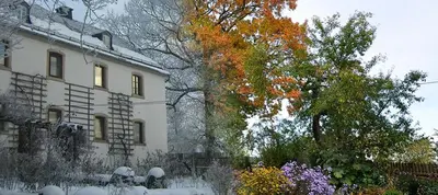 Ein Garten an der Unterkunft Landhausgarten Bunzmann