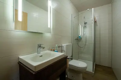 Ein Badezimmer in der Unterkunft Gasthof Hotel Reif