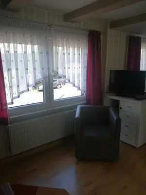 TV/Unterhaltungsangebot in der Unterkunft Ferienwohnung am Aschberg