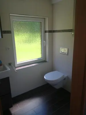 Ein Badezimmer in der Unterkunft Ferienwohnung am Aschberg