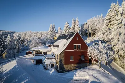 Ferienhaus Freitag - Ferienwohnungen mit Sauna & Frühstück im Winter