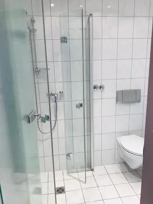 Ein Badezimmer in der Unterkunft Hotel Bairischer Hof