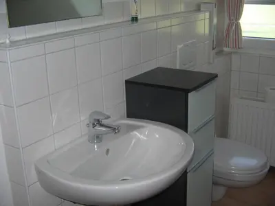 Ein Badezimmer in der Unterkunft Ferienwohnungen Wastl Fränkische Schweiz