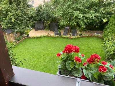 Ein Garten an der Unterkunft Wieko Ferienwohnungen