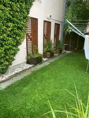 Ein Garten an der Unterkunft Wieko Ferienwohnungen