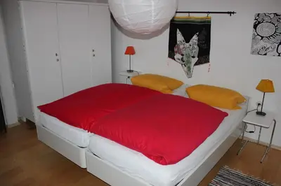 Ein Bett oder Betten in einem Zimmer der Unterkunft Ferienhaus Schwärzer