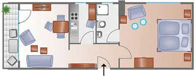 Grundriss der Unterkunft Landhaus Lederer
