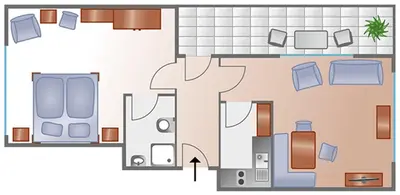 Grundriss der Unterkunft Landhaus Lederer
