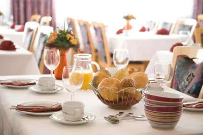 Essen in der Pension oder in der Nähe