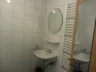 Ein Badezimmer in der Unterkunft Hotel Gasthof Pension Riebel