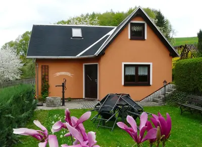 Ein Garten an der Unterkunft Ferienhaus Uda