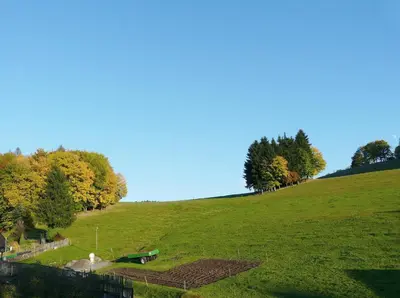 Naturlandschaft in der Nähe des Ferienhauses