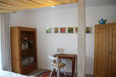 Ein Bett oder Betten in einem Zimmer der Unterkunft Apartment Rheingold