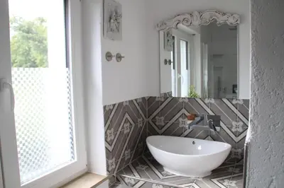 Ein Badezimmer in der Unterkunft Apartment Rheingold