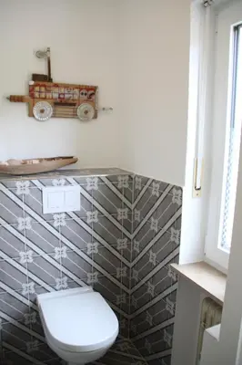 Ein Badezimmer in der Unterkunft Apartment Rheingold