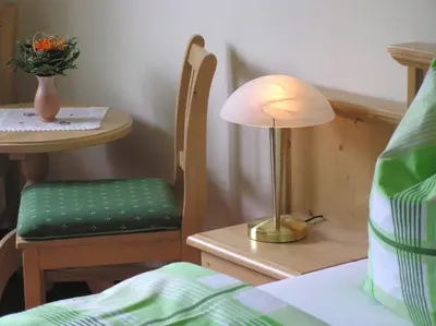 Ein Bett oder Betten in einem Zimmer der Unterkunft Pension Am Zechengrund