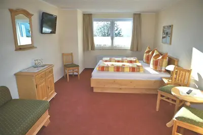 Ein Bett oder Betten in einem Zimmer der Unterkunft Pension Am Zechengrund