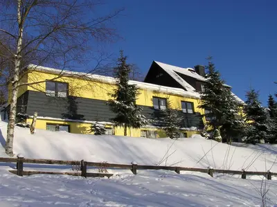 Pension Am Zechengrund im Winter