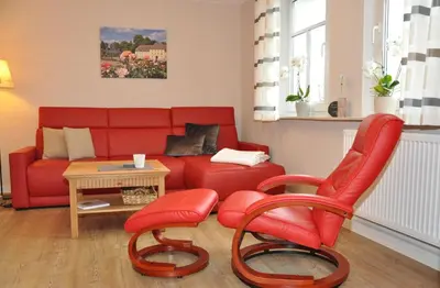 Ein Sitzbereich in der Unterkunft Landhaus Bruckner