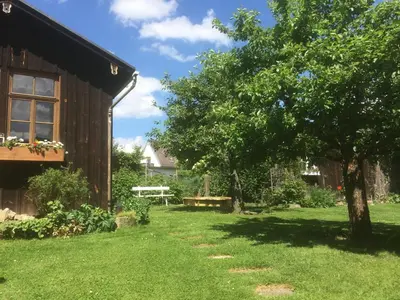 Ein Garten an der Unterkunft Landhaus Bruckner