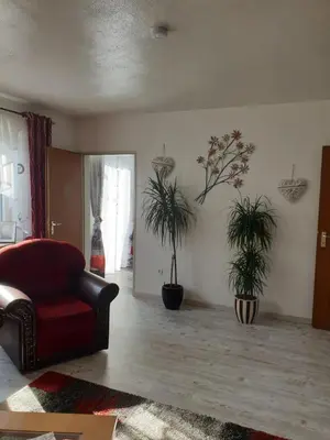 Ein Sitzbereich in der Unterkunft Ana‘s Ferienwohnung